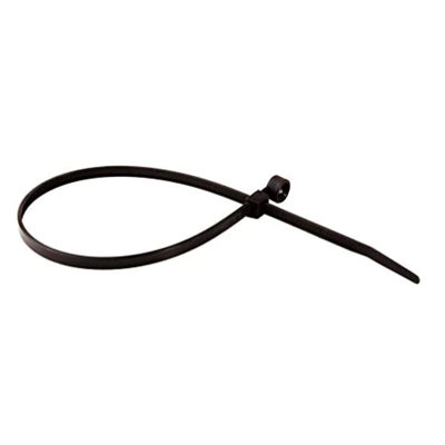 Cable Tie; Nylon; Blk.; 11in.