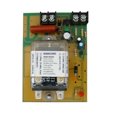 Panel Relay 4in 30Amp DPDT 208-277Vac Cl