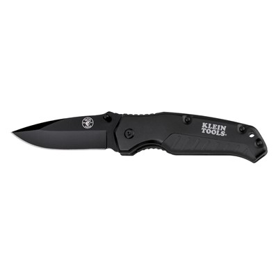 Pocket Knife; Black; Drop Point Blade