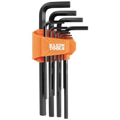 L-Style Hex Key Caddy Set Metric; 9-Piec